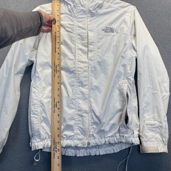 The North Face Hyvent Jacket white women's size medium water proof hiking - Picture 8 of 16